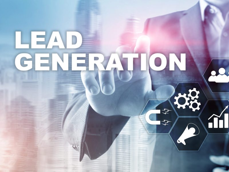 Lead Generation Analysis Business Research Interest Concept. Marketing Strategy Financial Technology.